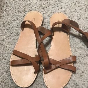 Madewell Cognac Sandals